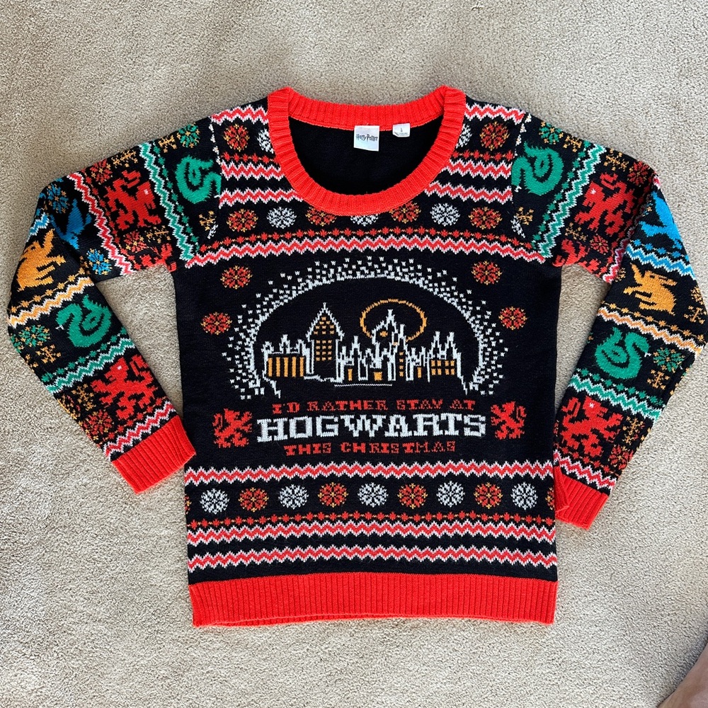Warner Bros. Red and Black Harry Potter Knitwear